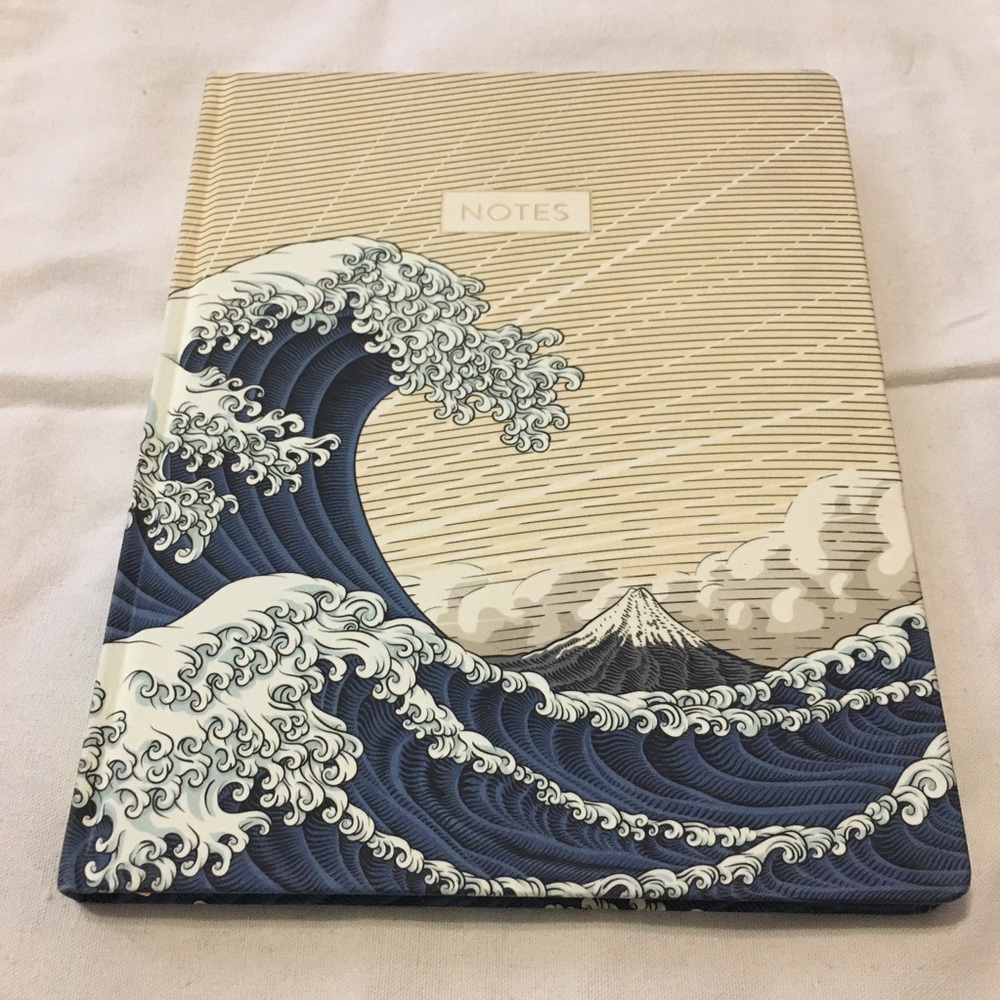 Ocean Tidal WaveHardcover Notebook